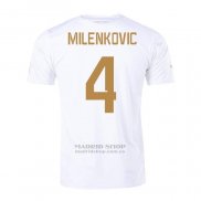 Camiseta Serbia Jugador Milenkovic 2ª 2022