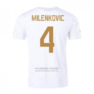 Camiseta Serbia Jugador Milenkovic 2ª 2022