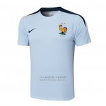 Camiseta de Entrenamiento Francia 2024-2025 Azul Claro