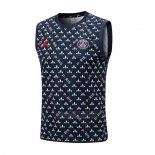 Camiseta de Entrenamiento Paris Saint-Germain Jordan Sin Mangas 2022-2023 Azul