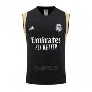 Camiseta de Entrenamiento Real Madrid Sin Mangas 2023-2024 Negro