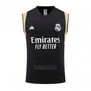 Camiseta de Entrenamiento Real Madrid Sin Mangas 2023-2024 Negro