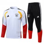 Chandal de Sudadera del Alemania Nino 2025-2026 Blanco Rojo
