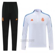 Chandal de Sudadera del Real Madrid 2021-22 Blanco