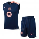 Chandal del Barcelona Sin Mangas 2025-2026 Azul Rosa