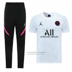 Chandal del Paris Saint-Germain Jordan Manga Corta 2021 Blanco