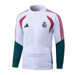 Chaqueta del Real Madrid 2026-2027 Blanco Rojo