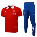 Conjunto Polo del Paris Saint-Germain 2024-2025 Rojo