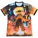 Tailandia Camiseta Japon Anime 2025 Negro Naranja