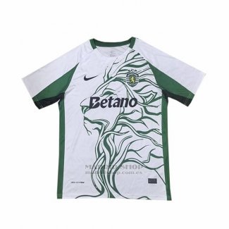 Tailandia Camiseta Sporting Special 2025-2026 Blanco Verde