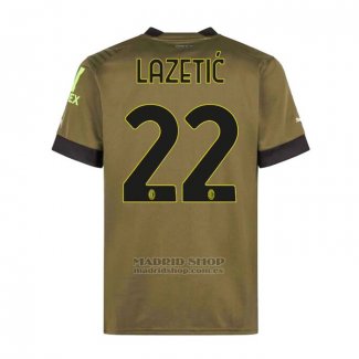 Camiseta AC Milan Jugador Lazetic 3ª 2022-2023