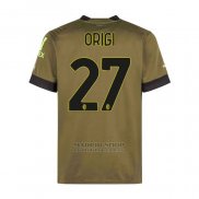 Camiseta AC Milan Jugador Origi 3ª 2022-2023