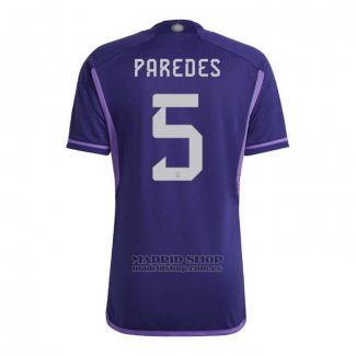 Camiseta Argentina Jugador Paredes 2ª 2022