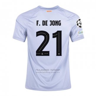 Camiseta Barcelona Jugador F.De Jong 3ª 2022-2023