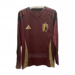 Camiseta Belgica 1ª Manga Larga 2024