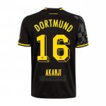Camiseta Borussia Dortmund Jugador Akanji 2ª 2022-2023