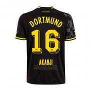 Camiseta Borussia Dortmund Jugador Akanji 2ª 2022-2023