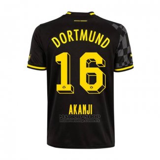 Camiseta Borussia Dortmund Jugador Akanji 2ª 2022-2023