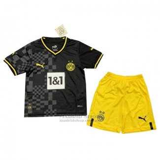 Camiseta Borussia Dortmund 2ª Nino 2022-2023