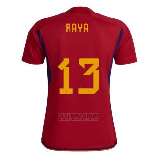 Camiseta Espana Jugador Raya 1ª 2022