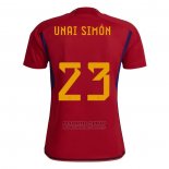 Camiseta Espana Jugador Unai Simon 1ª 2022