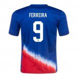 Camiseta Estados Unidos Jugador Ferreira 2ª 2024