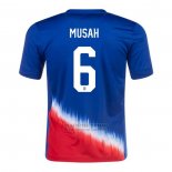 Camiseta Estados Unidos Jugador Musah 2ª 2024