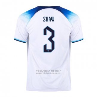 Camiseta Inglaterra Jugador Shaw 1ª 2022