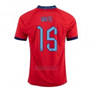 Camiseta Inglaterra Jugador White 2ª 2022