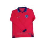 Camiseta Inglaterra 2ª Manga Larga 2022