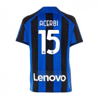 Camiseta Inter Milan Jugador Acerbi 1ª 2022-2023