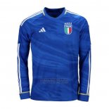 Camiseta Italia 1ª Manga Larga 2023-2024