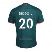 Camiseta Liverpool Jugador Diogo J. 2ª 2022-2023