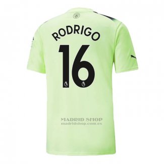 Camiseta Manchester City Jugador Rodrigo 3ª 2022-2023