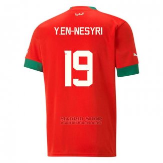 Camiseta Marruecos Jugador Y.En-Nesyri 2ª 2022