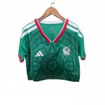 Camiseta Mexico 1ª Mujer Corta 2026