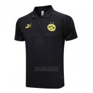 Camiseta Polo del Borussia Dortmund 2023-2024 Negro