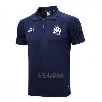 Camiseta Polo del Olympique Marsella 2023-2024 Azul Oscuro