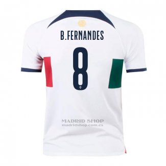 Camiseta Portugal Jugador B.Fernandes 2ª 2022