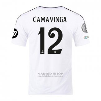 Camiseta Real Madrid Jugador Camavinga 1ª 2024-2025