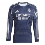 Camiseta Real Madrid 2ª Manga Larga 2025-2026