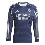 Camiseta Real Madrid 2ª Manga Larga 2025-2026