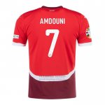 Camiseta Suiza Jugador Amdouni 1ª 2024-2025