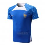Camiseta de Entrenamiento Francia 2022-2023 Azul