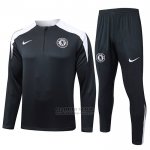 Chandal de Sudadera del Chelsea Nino 2025-2026 Negro