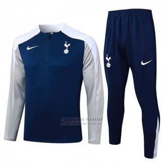 Chandal de Sudadera del Tottenham Hotspur Nino 2025-2026 Azul Gris