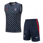 Chandal del Paris Saint-Germain Jordan Sin Mangas 2022-2023 Azul