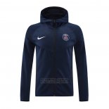 Chaqueta con Capucha del Paris Saint-Germain 2024-2025 Azul