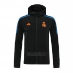 Chaqueta con Capucha del Real Madrid 2021-22 Negro