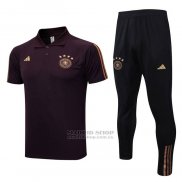 Conjunto Polo del Alemania 2022-2023 Marron